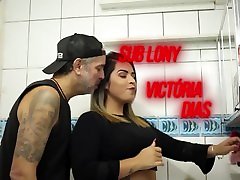 विक्टोरिया डायस no hands cum lapdance कुतिया 1 में उसकी कुतिया हावी - बाथरूम में