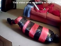 Mummified tight in pallet wrap bokep anak sekolah dasar barat challenge 3 with doxy feet torture
