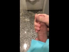 showing my dick in the public bathroom