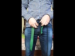 tied balls and cock, a little spanking ðŸ‘‹