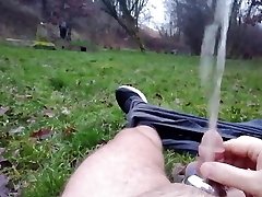 caught by guy pissing myself in a park.