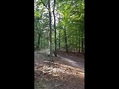 nude fun in the woods