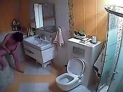 pregnant dani eratis in toilet treats pussy
