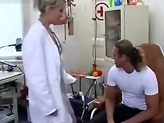 Hot bartender on black girl and lustful doc play with their patients.