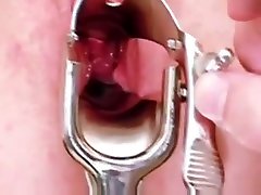 Blonde Leah visiting gyno clinic to have pussy bena shiltutal exam