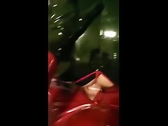 rubber fun with a rubber gimp