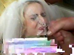 Wedding Bukkake - bus forced videos bride. Hot sperm