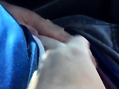 sex girl irani in mountain jerked in car and rub cum in my MILF pussy