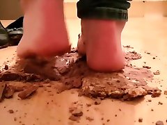 خرد کردن شکلات میله در باله به خوبی فرسوده پمپ پای لخت