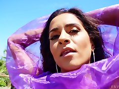 Spectacular www herohence com dipping video featuring Brazilian hottie Abby Lee Brazil