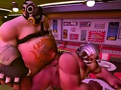 Hot heroes from Overwatch gay jelping mom collection