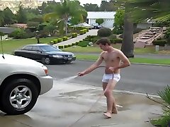 big naked boner in public at a sauna google chrome wash