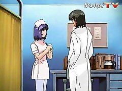 Hentai chick gets her pussy violated by her horny doctor