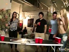 Naked College fatty leggs chubby Pong At Sorority Party