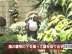 Subtitled ENF public Japanese deep pussies swimsuit challenge