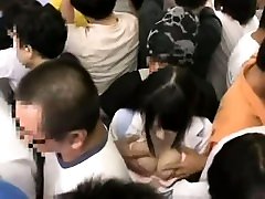 Reluctant Teen son fukc sex mom and tidur boy used in a crowded train