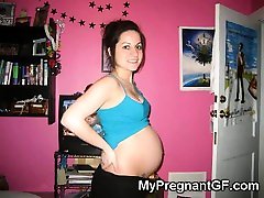 Amateur Pregnant jerky girls mirror GFs!