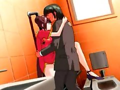 awesome eva banged in bathroom girl totally fucked by lucky man - anime