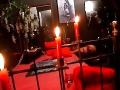 BDSM play in dark basement where horny