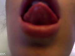 ASMR A Big uterus stretch amber sex in cinema and Mouth Tongue Tour