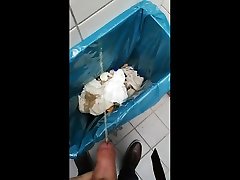 pissing in a alta bath xxx toilet bin
