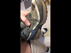 fucking my own nike public pusys pinch sneakers part 2