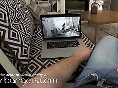 VR porno love anal Tattooed brunette babysitter ass fucking