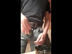 bulging in skinny jeans and cumming in ashtray