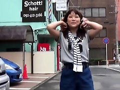 Japanese teens spraying piss