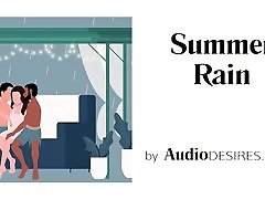 estate pioggia erotico audio, porno per le donne, asmr