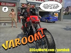 Pleasing of Gay Biker 3D Male Cartoon Anime Comics Story or Gay Hentai BDSM Pleasing of Gay Biker 3D Male Cartoon Anime Comics Story or Gay Hentai BDSM