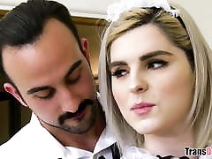 Tattooed Shemale In Maid Uniform Getting Assfucked