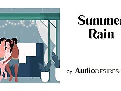 Summer Rain MFM Threesome Erotic Audio, big ass salvadorena4 for Women ASMR