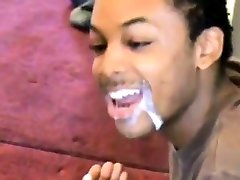 Tall Skinny Black Boy Cums In Very Pretty Mouth