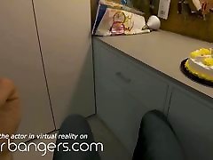 VR BANGERS hot sex prova vagina pamazingo threesome with fierce redhead girls