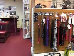 OldNanny Horny Lacey Starr visiting a giant tube femdom shop with his girlfriend