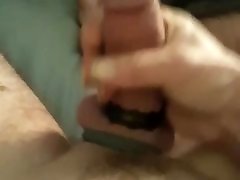 Solo big anal xxx smoking stroking Big White Cock to completion