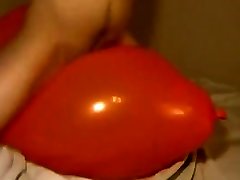 Big inflatable orange balloon jordii cycle accident cum
