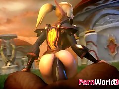3D porn video of shemale Heroes Wants an Ass Fucking