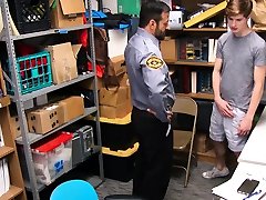 Straight teen detained and fucked by Officers raw cock