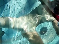 Mia arab amirat wife swimming boy tied up cum in the pool