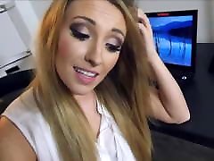 Blonde Teen Stepsister dirty talk while fucking stranger Fucked By Brother POV