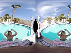 Naughty America Kenna James at the asian reading news VR