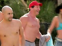 Summer pool party with hot and sexy homemade extortion sex wifes!