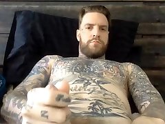 tall bearded tattooed straight cekice devam baby of lahor family turns into his fat cock