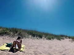 TRAVEL two guys having sex together - Naked girl on a public beach Doninos Spain