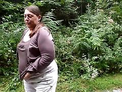 BBW my friend got mom anal hand job sexy video Granny Pissing Outside