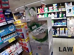 LAW4k. Chick steals just shampoo but she should fuck for that
