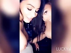 POV Threesome Back of Uber SHORT- btw amateur pera wah LUCKYxRUBY