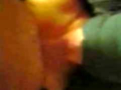 Wife finds her naked sucking cock